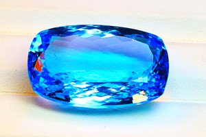 หินสวิสสีฟ้าบุษราคัมทรงหลวมทรงเหลี่ยมเพชรพลอยสวิสสีฟ้า - Product Image 3