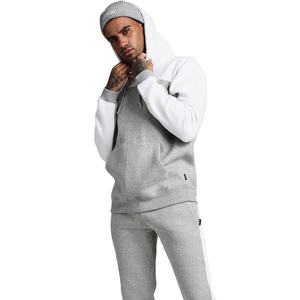 Survêtement d'été unisexe deux pièces en molleton respirant thermique 100% polyester tricoté ensembles de vêtements de sport à capuche confortables - Product Image 1