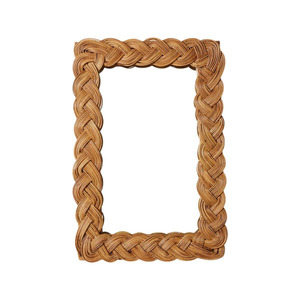 Adorno de Pared Colgante de Estilo Bohemio, Hecho a Mano con Cuerda de Ratán, Diseño Floral, Decoración para Dormitorio, Hecho en Vietnam, Varios Piezas - Product Image 1