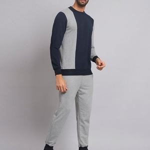 Survêtement d'hiver pour homme de haute qualité, décontracté, uni, respirant, à capuche, taille élastique, séchage rapide, léger, avec logo sur le devant - Product Image 2
