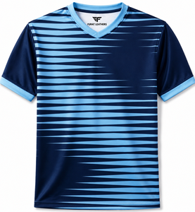 Camiseta de Fútbol Unisex con Cuello en V de FURAT LEATHERS, Impresión por Transferencia de Calor, Poliéster que Absorbe la Humedad, Manga Corta, Adulto, Rojo, Negro, Blanco - Product Image 3