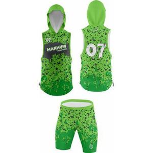 Maillots de football américain personnalisés réversibles à capuche en polyester pour enfants 7v7 de PIHA SPORTS, 20 exemplaires - Product Image 2