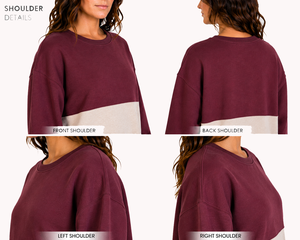 Sudadera Informal para Mujer, de Gran Tamaño, de Color Sólido, de Alta Calidad, con Hombros Caídos y Cuello Redondo - Product Image 5