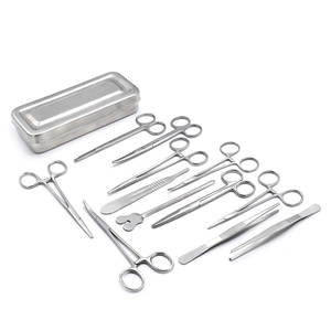 Premium <b>13</b>-Piece Manual Minor Surgery Set Stainless Steel Surgical Instruments Kit CE Certified for Hospital and Clinic Use - Product Image 5