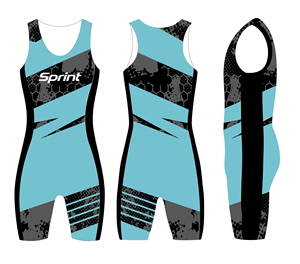 Combinaison de compétition de canoë-sprint sans manches AeroFit professionnelle - Product Image 1