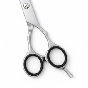 6.75 Inch Matte Silver Right-Handed Beard <b>Mustache</b> <b>Scissors</b> Professional Barber Grooming Shears 4Cr13 Stainless Steel Hair - Product Image 3