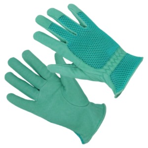 Guantes de Conducción Transpirables de Cuero con Palma de Malla Verde, Unisex, para Todas las Estaciones - Product Image 3