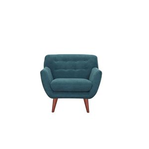 Sedia Brenna Teal, Arredamento Elegante per Soggiorno - Product Image 1