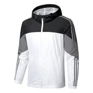 Blouson coupe-vent à capuche noir pour homme 2026 avec demi-fermeture éclair – Vente en gros, conception personnalisée - Product Image 4