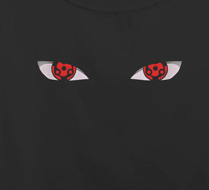 T-shirt ample respirant pour homme style anime <span class=keywords><strong>Madara</strong></span> Uchiha, col en V tricoté, couleur unie, polyester/coton, haute qualité - Product Image 6