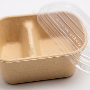 Food Packaging Eco-Friendly Anti Break Compostable Molded Pulp Tray Fresh food Tray From Vietnam Manufacturer Paper <b>Boxes</b> - Product Image 1