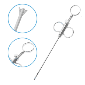 Cánula de trocar de acero inoxidable reutilizable, instrumento quirúrgico para equipos veterinarios equinos, fabricado en Pakistán. - Product Image 3