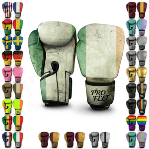 ถุงมือชกมวยแบบหนาสำหรับฝึกซ้อม ซ้อมต่อยกระสอบทราย MMA มวยไทย คิกบ็อกซิ่ง ทนทาน ป้องกันมืออย่างนุ่มนวล - Product Image 1