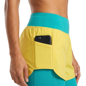Outerwear Best Stylish <b>Shorts</b> With <b>Leggings</b> Outdoor Wear Fashionable Good Quality Elastic Waist Yoga <b>Legging</b> For Women's - Product Image 6