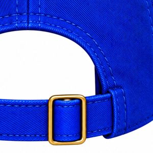 Gorra de Béisbol Bordada Sigma Gamma Rho Azul Rey para Mujer, Letras Griegas Amarillas, Visera Curva, Hebilla Ajustable, Estilo Casual - Product Image 4