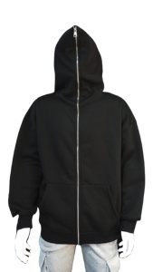 Pantalon de survêtement en coton empilé avec logo personnalisé Ensembles de jogging 2 pièces Ensemble de pantalons de survêtement à fermeture éclair complète en polaire pour hommes Ensemble de sweat à capuche 2025 - Product Image 5