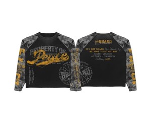 Camiseta de Hombre con Estampado, Manga Larga, Corte Regular, Estilo Urbano, Moda 2026 - Product Image 6