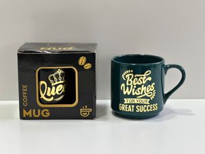 Golden print ceramic mug multicolor - Product Image 3