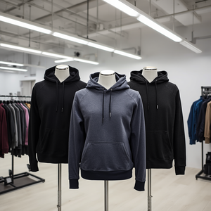 Sweat-shirts à capuche pour hommes en molleton de coton, style décontracté streetwear avec personnalisation OEM ODM - Product Image 2