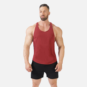 Débardeur de sport en coton personnalisé pour hommes, idéal pour la musculation et le fitness, prix abordable, vente en gros, OEM, collection 2026 - Product Image 6