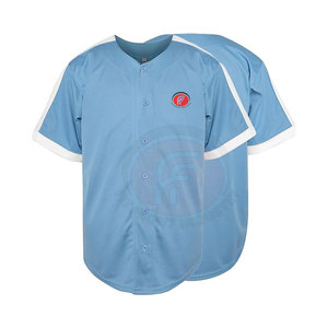 Low MOQ Customized Breathable Short Sleeve Baseball Jersey Lightweight Durable Material for School <b>College</b> and Club Teams - Product Image 3