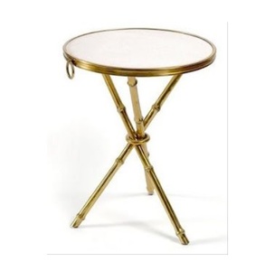 Bellmore glass side <b>table</b> gold finish glass <b>top</b> side <b>table</b> luxury accent <b>table</b> designer metal base <b>table</b> modern living room - Product Image 1