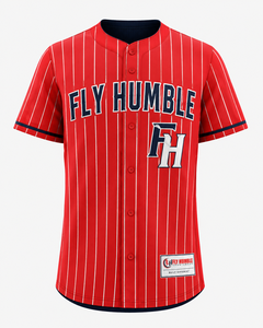 เสื้อเบสบอล Fly Humble สำหรับผู้ชาย สำหรับใส่ทีม/ชื่อผู้เล่น ผ้าทวิลล์ ระบายอากาศได้ดี แขนยาว ทรงปกติ ใส่ได้ทุกฤดู - Product Image 5