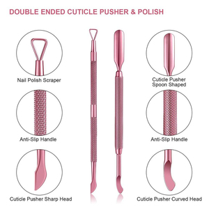 ที่ตัดหนังกำพร้าแบบพกพาขนาดกะทัดรัด ผลิตจากสแตนเลสคุณภาพสูง ราคาโรงงาน ใบมีดคมตรงครึ่งปาก สำหรับตัดเล็บเท้าและเล็บมือ - Product Image 5