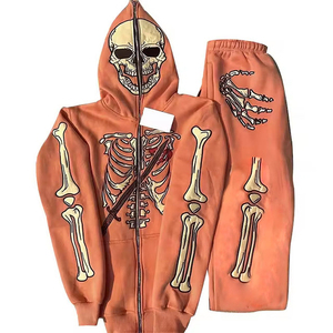 ชุดวอร์มลำลองผู้ชายไซส์ใหญ่ คุณภาพพรีเมียม สำหรับฤดูหนาว สไตล์ไฮสตรีท  รับผลิตตามแบบ ODM พร้อมสกรีนโลโก้โรงงาน - Product Image 4