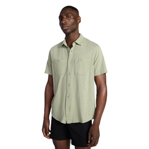 <b>Men's</b> Casual <b>Shirt</b> <b>Short</b> <b>Sleeve</b> Button Checkered Pattern Adult Wear Knitted Fabric 100% Cotton Breathable Eco-Friendly From BD - Product Image 6