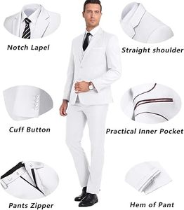 Premium men Wedding <b>Suit</b> Pant Coat Custom Tailored Fit - Product Image 1