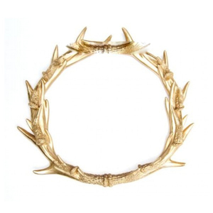 Couronne suspendue en métal argenté de qualité supérieure, design fabuleux, forme ronde, vierge pour sublimation, à décorer - Product Image 6