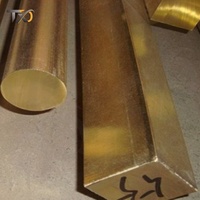 En stock Astm 80mm 200mm 250mm C3602 C3604 C2300 tige ronde barre de cuivre dur demi-dur 99.9% barre de laiton pur cuivre