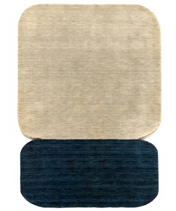 Tapis de designer 100 % laine tufté à la main – Tapis de luxe moderne abstrait de forme irrégulière sur mesure pour salon - Product Image 5