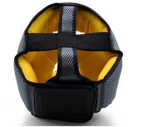 Wholesale Professional Open Face Boxing Head Guards Full Face Chin Protection Headguards Custom Made & Printed Boxing Helmet - Product Image 5