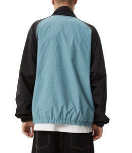 Custom Summer Windbreaker Quick Dry Waterproof Outdoor Sportswear Nylon Windbreaker Jacket Color <b>Block</b> Zipper Crinkle Jacket - Product Image 3