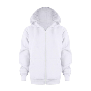 Sweat-shirt à capuche surdimensionné avec fermeture éclair pour garçons et filles, avec poches, sweat-shirt à fermeture éclair unisexe pour enfants, uniforme scolaire - Product Image 2