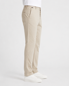 Pantalones Casuales de Algodón Color Caqui para Hombre, Corte Recto, Cintura Media, Cierre de Botones, Transpirables, Antiarrugas, con Bolsillos Laterales, para Verano - Product Image 1