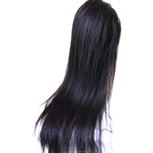 Peluca de cabello humano premium sin pegamento, lisa como un varón, ofrece un brillo elegante, raíces ultra planas, gorro cómodo y un atractivo de lujo refinado. - Product Image 2