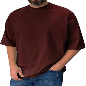 T-shirts pour hommes de haute qualité, nouvelle arrivée, design personnalisé sur le devant, 100% coton, motif uni, prix bas, service OEM, vente en gros - Product Image 4