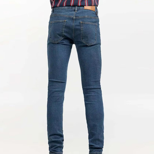 Nuevos Pantalones de Mezclilla Azules para Hombre, Estilo Casual, Corte Recto, Cintura Alta Elástica, Jeans de Mezclilla - Product Image 2