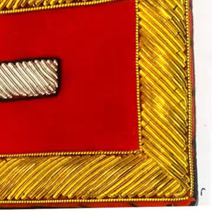 Épaulettes de cérémonie personnalisées, écussons d'épaule uniformes avec fixation par épingle de sûreté, brodés, service OEM - Product Image 5