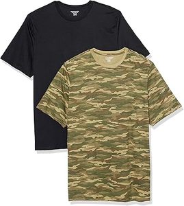 Camiseta de Algodón Casual para Hombre, Corte Ajustado, Manga Corta, Estilo Moderno, Tejido de Panal Sólido de Secado Rápido, Ligera, con Serigrafía Frontal - Product Image 5