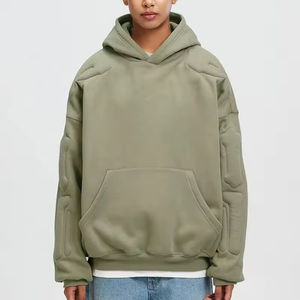 Sudadera con Capucha Personalizada al por Mayor, Unisex, de Alta Calidad, con Logotipo en Relieve 3D, Térmica, 100% Algodón, con Bolsillo Canguro - Product Image 2