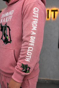 Men's <b>Pink</b> Hooded <b>Tracksuit</b> Set Full Length Cotton Sweatshirt Pants Screen Print Logo Streetwear Autumn Plus Size <b>Tracksuits</b> - Product Image 2