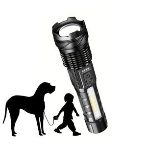Portable Rechargeable <b>LED</b> <b>Flashlight</b> for Outdoor Walking Durable and Eco-Friendly Product - Product Image 1
