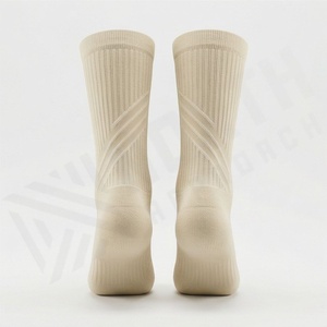 Chaussettes ras du cou unies 100 % coton respirantes tricotées style classique pour adulte, idéales pour le printemps et le quotidien - Product Image 2