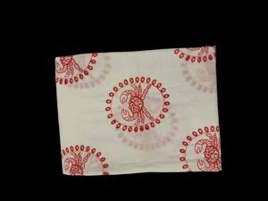 Tela de Algodón Blanco Premium con Bordado de Cangrejo Rojo, Algodón Puro Suave y Transpirable para Kurti, Vestido, Blusa y Decoración del Hogar - Product Image 5