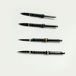 Forets de pilotage pour implants dentaires 2,5/2,8 mm, revêtement plasma noir, instruments de chirurgie osseuse - Product Image 5