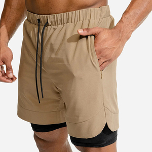 Pantalones Cortos Cargo de Lona para Hombre, Sólidos, con Múltiples Bolsillos, de Secado Rápido, para Senderismo, Camping, Trabajo, Casuales, de Verano - Product Image 1